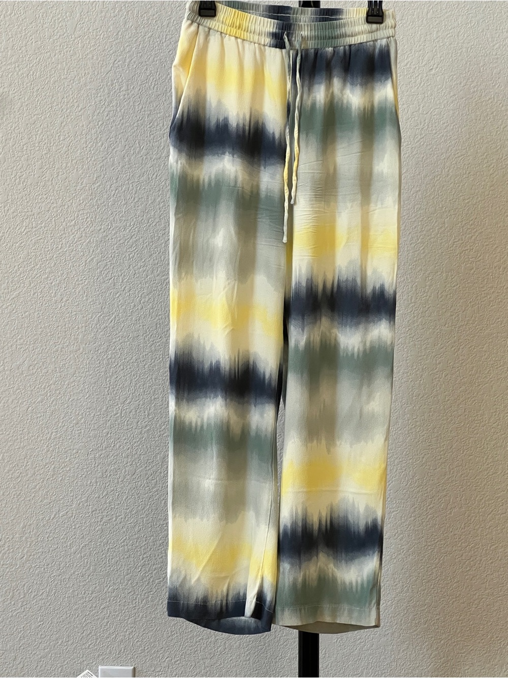 Zara Boho Resort-wear Wide-Leg flowy Beach Relaxed Fit Casual Pants